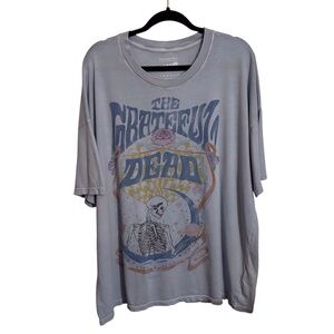 ❌❌❌❌❌American Eagle Grateful Dead Size L/XL Blue Graphic Tee T-Shirt Band Retro